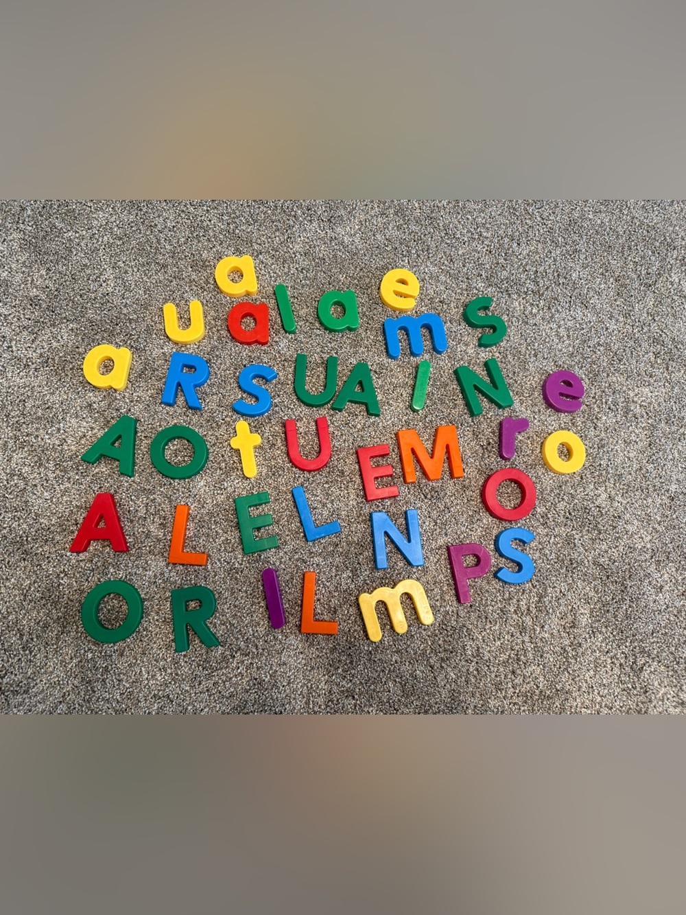 Magnetic Alphabet Letters Set - Multicolor - random upper and lower case
